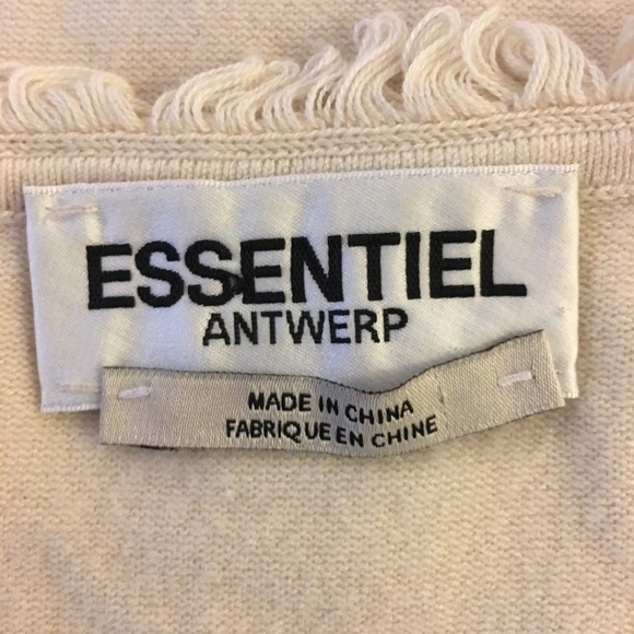 Essentiel Antwerp Sleeveless Top With Fringe - Picture 5 of 6